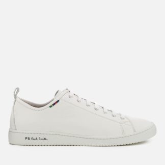 PS Paul Smith Men's Miyata Leather Low Top Trainers - White - UK 11