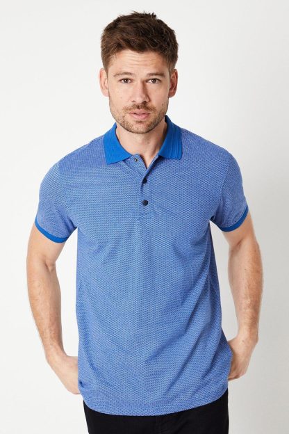 Mens Dash Jacquard Polo