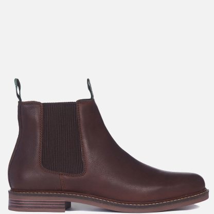 Barbour Men's Farsley Chelsea Boots - Choco