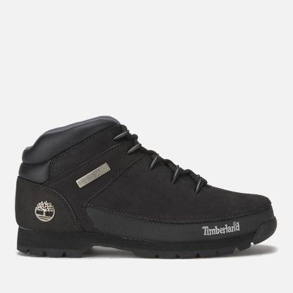 Timberland Men's Euro Sprint Leather Hiker Boots - Black