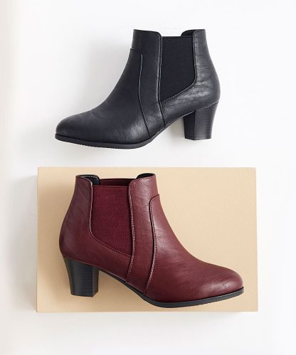 Damart Cushion-walk Heeled Ankle Boots