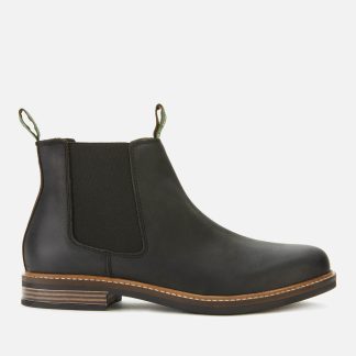 Barbour Men's Farsley Leather Chelsea Boots - Black - UK 7