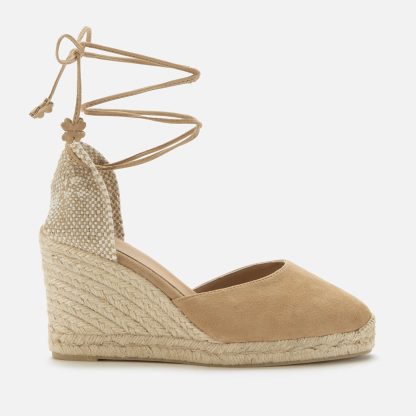 Castañer Women's Carina Suede Espadrille Sandals - UK 6