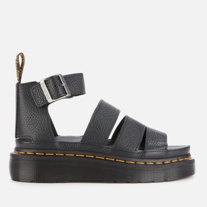 Dr. Martens Women's Clarissa II Quad Leather Sandals - Black - UK 3