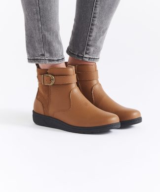 Damart Amortyl Buckle Trim Ankle Boots