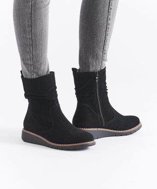 Damart Cushion-walk Slouchy Suede-look Ankle Boot